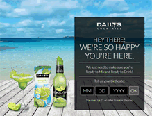 Tablet Screenshot of dailyscocktails.com